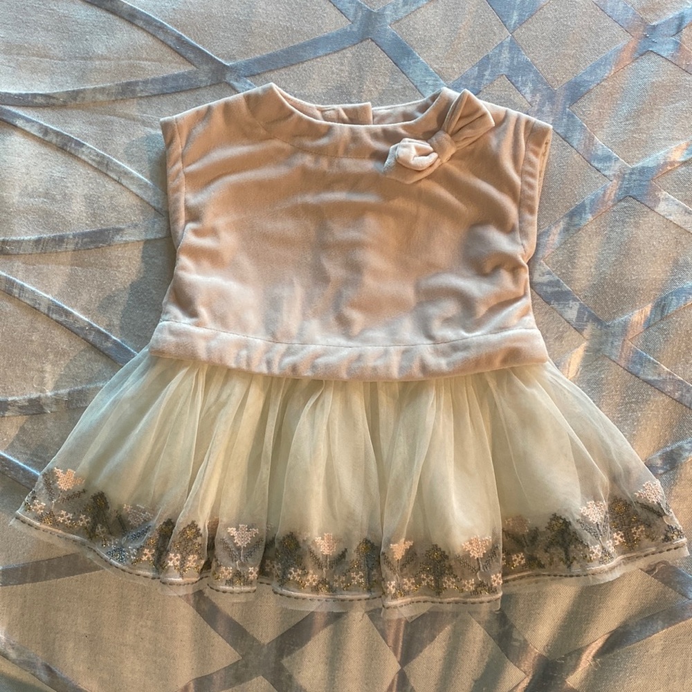 Max Studio Baby Blush/Pink Velour Dress